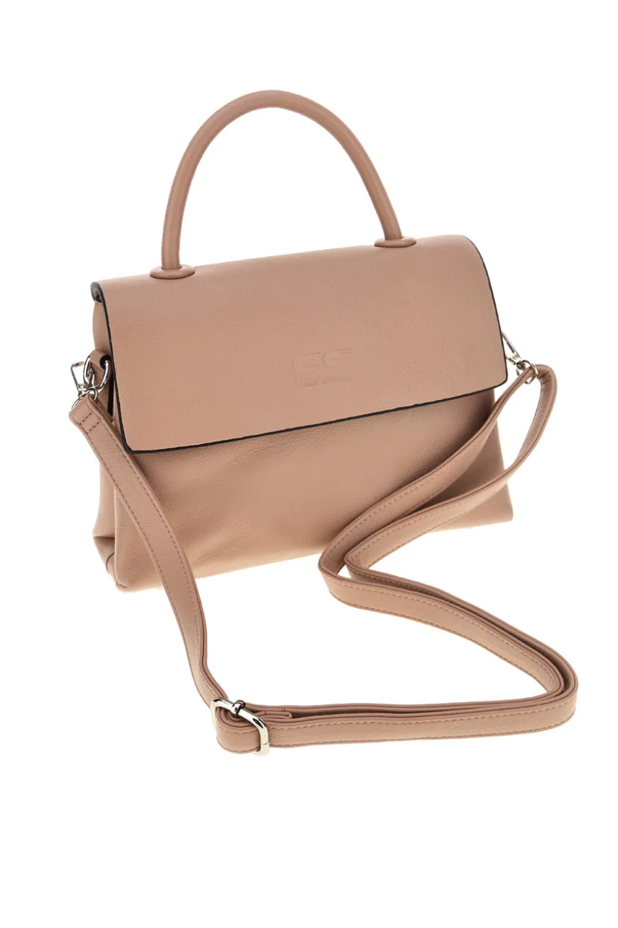 Borsa nude a mano con tracolla Emma spagnesi PU8901