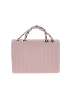 Borsa rosa trapuntata con doppio manico PRIMA RIGA SPA ATENA