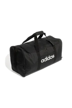 Borsone nero capiente con tracolla regolabile Adidas LINEAR DUFFEL L