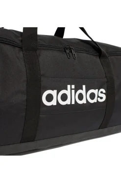 Borsone nero capiente con tracolla regolabile Adidas LINEAR DUFFEL L