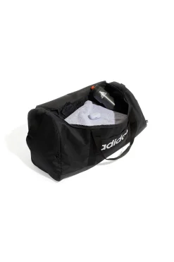 Borsone nero capiente con tracolla regolabile Adidas LINEAR DUFFEL L