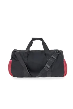 Borsone nero con inserti rosa Lotto LTT427