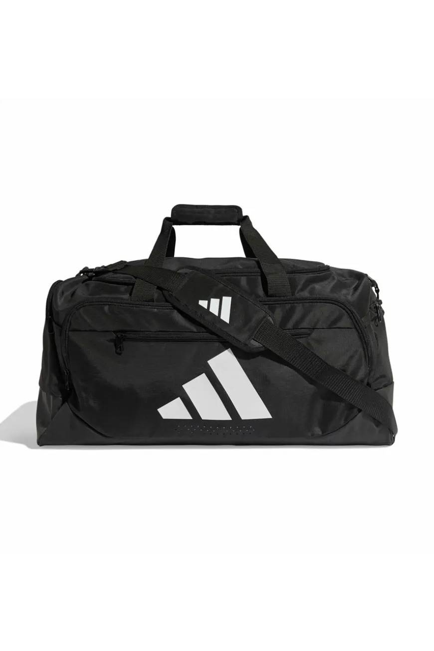 Borsone nero con tasche zip Adidas TRA DEE DUE M