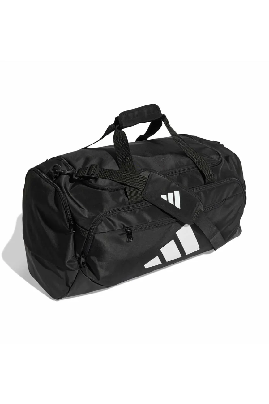 Borsone nero con tasche zip Adidas TRA DEE DUE M