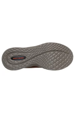Braune Slip-In-Sneaker mit Arch Fit und Glide-Step Skechers Orvan Moxley