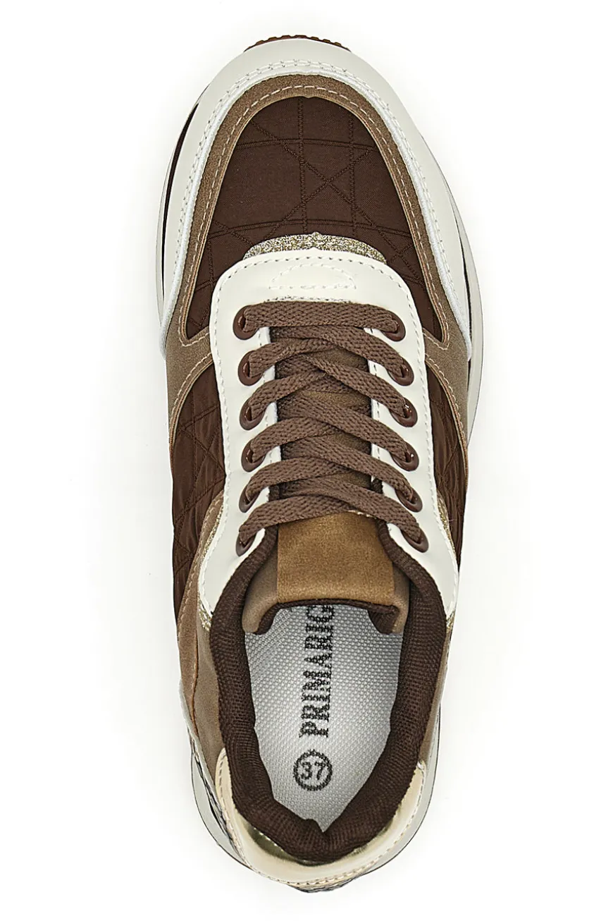 Braune Sneakers mit Keilabsatz Prima Riga 385