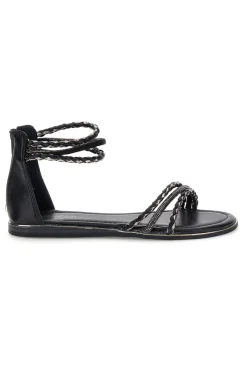 Cafe' cost RH16 schwarz Riemchensandalen
