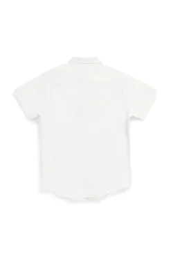 Camicia bianca in misto lino No limits MASH010S24