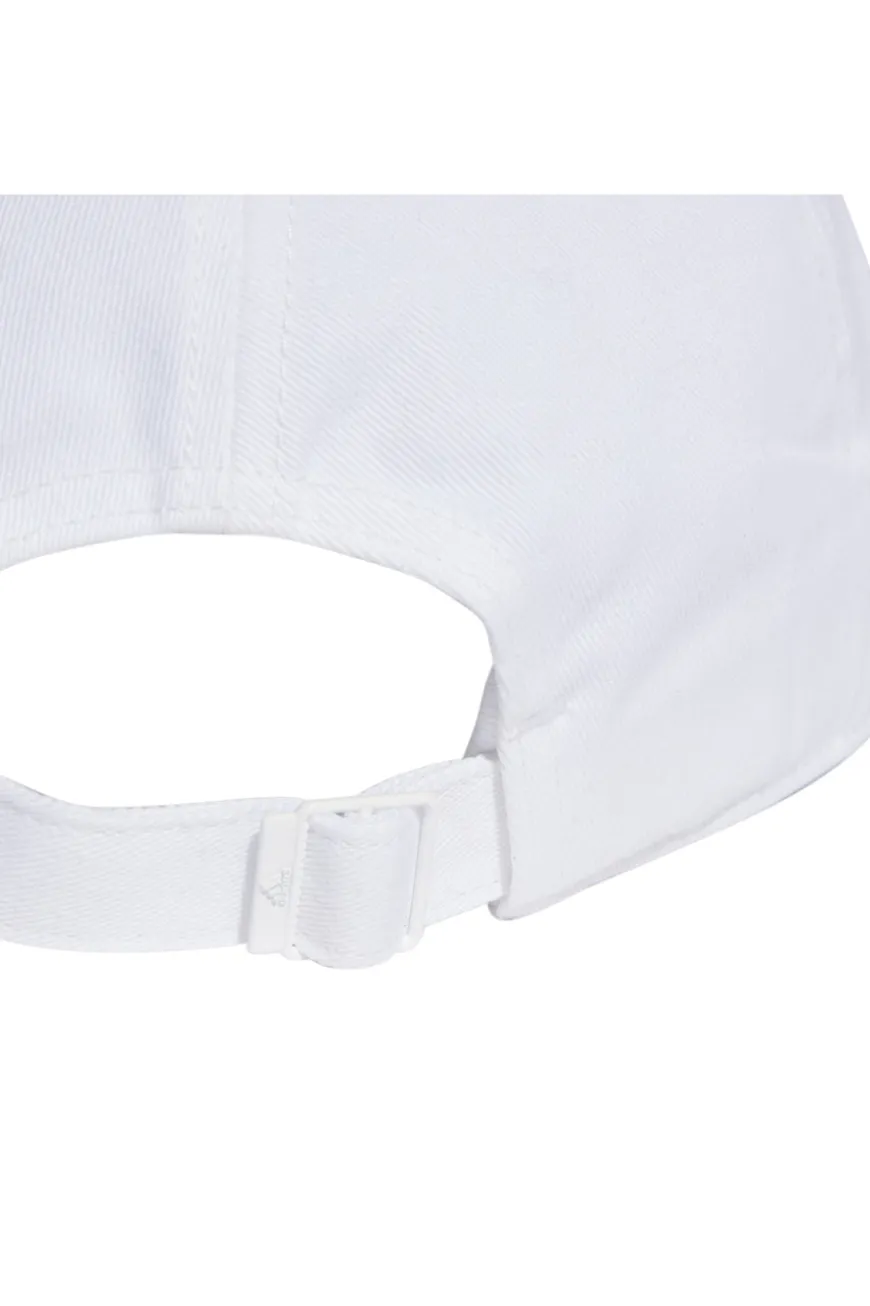 Cappellino Bianco con Frontino Curvo Adidas Baseball 3S Cap