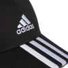 Cappellino Nero con Frontino Curvo Adidas Baseball 3S Cap