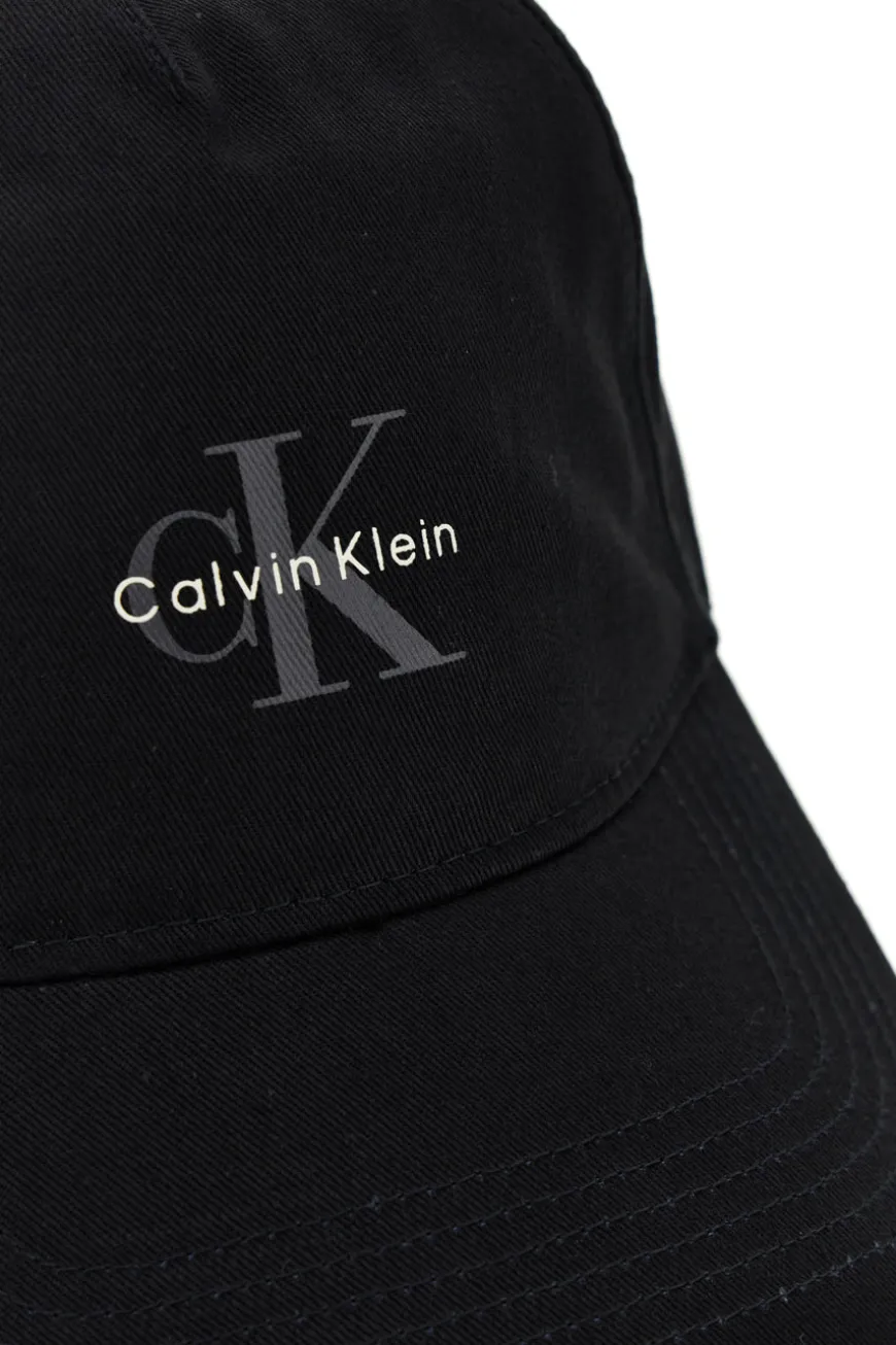 Cappello nero con logo Calvin klein CK CAP