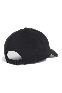 Cappello nero con placca logo Adidas BB CAP LT MET