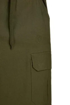 Cargo-Hose aus Baumwolle in Militärgrün Pittarello tierra NBY7070