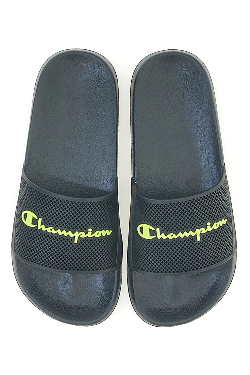 Champion Dtn21 B Gs Schwarze Pool-Hausschuhe