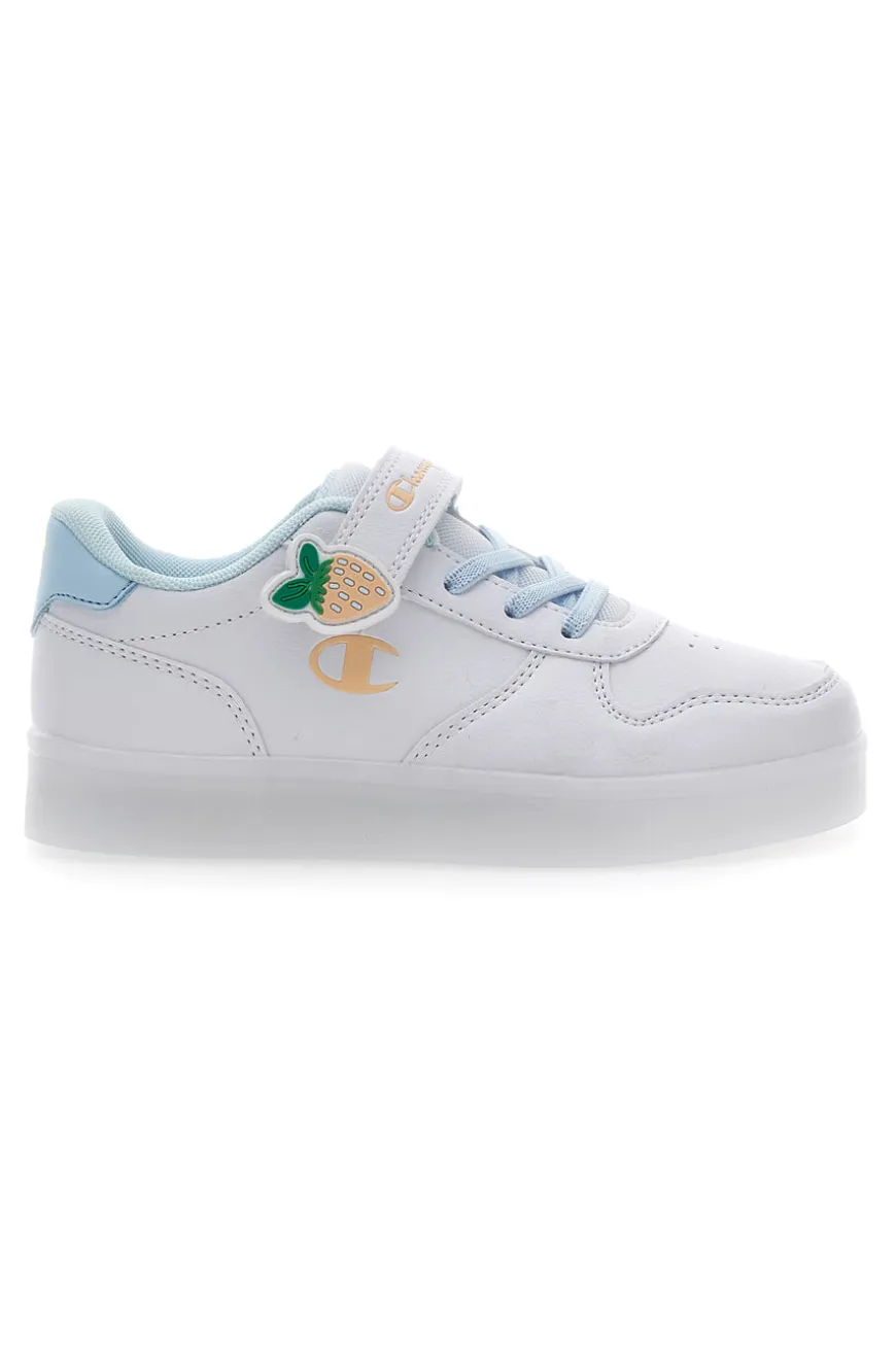 CHAMPION GLW G PS WEISSE BELEUCHTETE SNEAKERS
