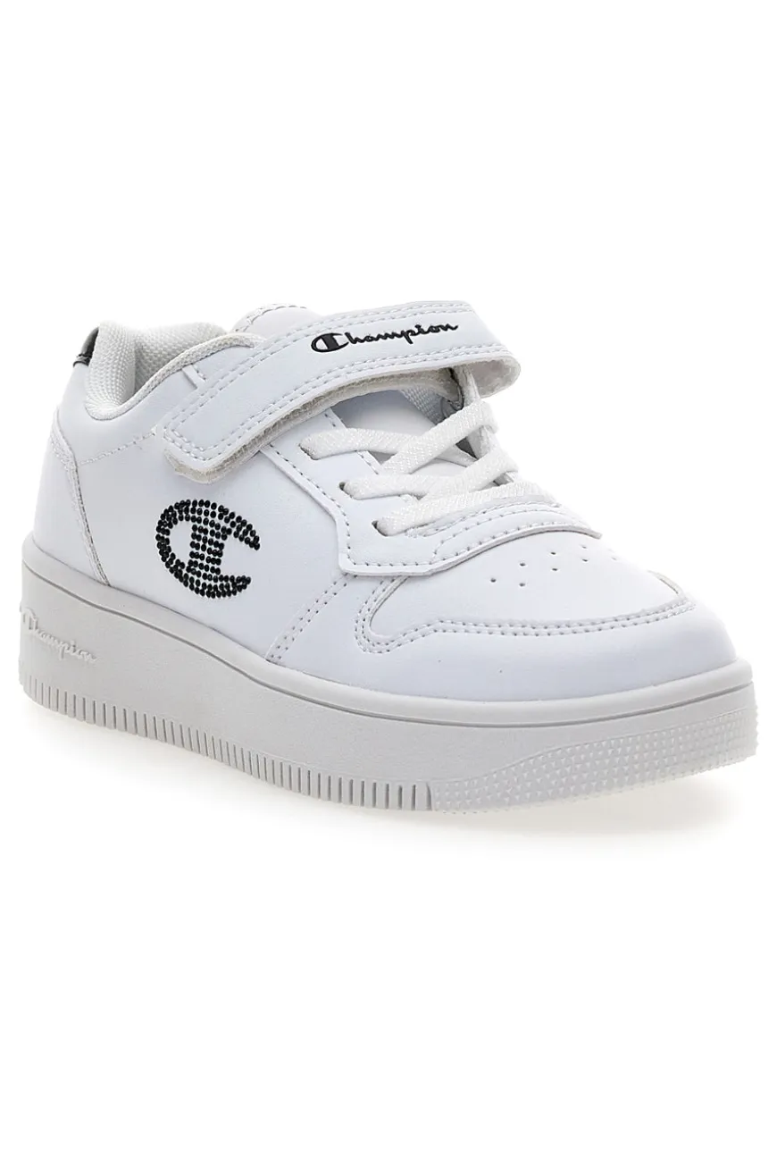 Champion RD18 Plattform Glitter G PS weiß Plattform Turnschuhe