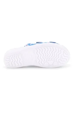 Ciabatta azzurra con sottopiede in pelle Best Medical 122F