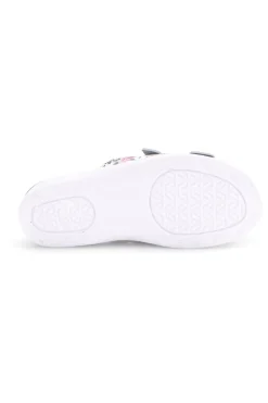 Ciabatta bianca multicolore con sottopiede in pelle Best Medical 122F