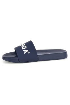 Ciabatta blu con logo Superga S24U433
