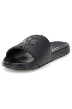 Ciabatta nera con fascia logo Superga S24S753