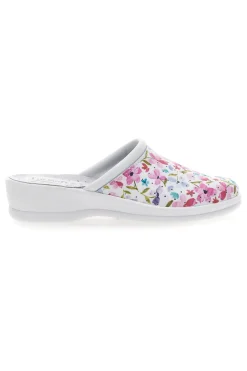 Ciabatte Bianche Con Decorazione Floreale Le Soft 820002