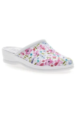 Ciabatte Bianche Con Decorazione Floreale Le Soft 820002