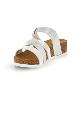 Ciabatte bianche con sottopiede in pelle Pittarello eco 293A410SR