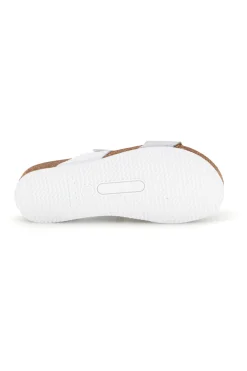 Ciabatte bianche con sottopiede in pelle Pittarello Eco 293A480PR