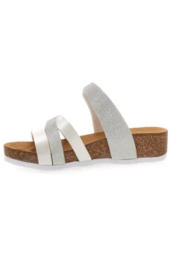 Ciabatte Bianche Con Sottopiede in pelle Pittarello Eco 293A410