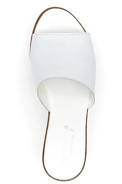 Ciabatte Bianche Con Zeppa con Fascia in Pelle PITTARELLO 28004525