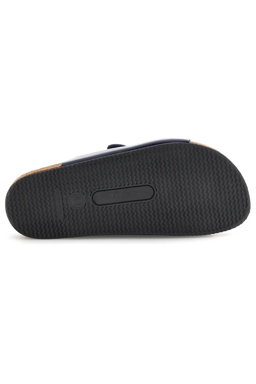 Ciabatte blu con doppia fibbia Pittarello Tierra 335A038SR