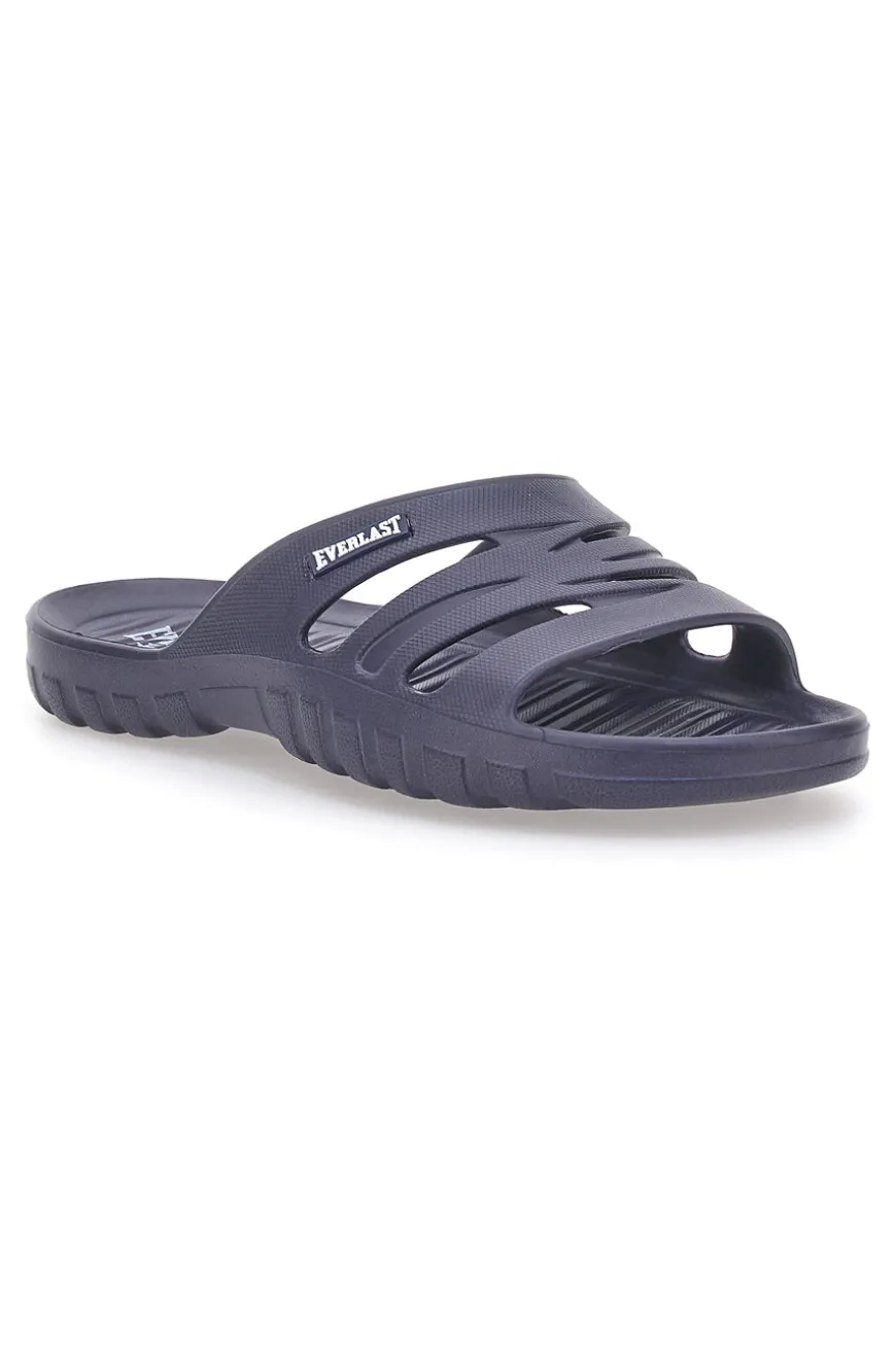 Ciabatte blu monoscocca con logo EVERLAST EV064