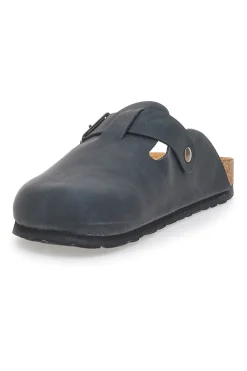 Ciabatte Chiuse Nere con Sottopiede in Pelle Made in Italy PITTARELLO TIERRA 335A013PR
