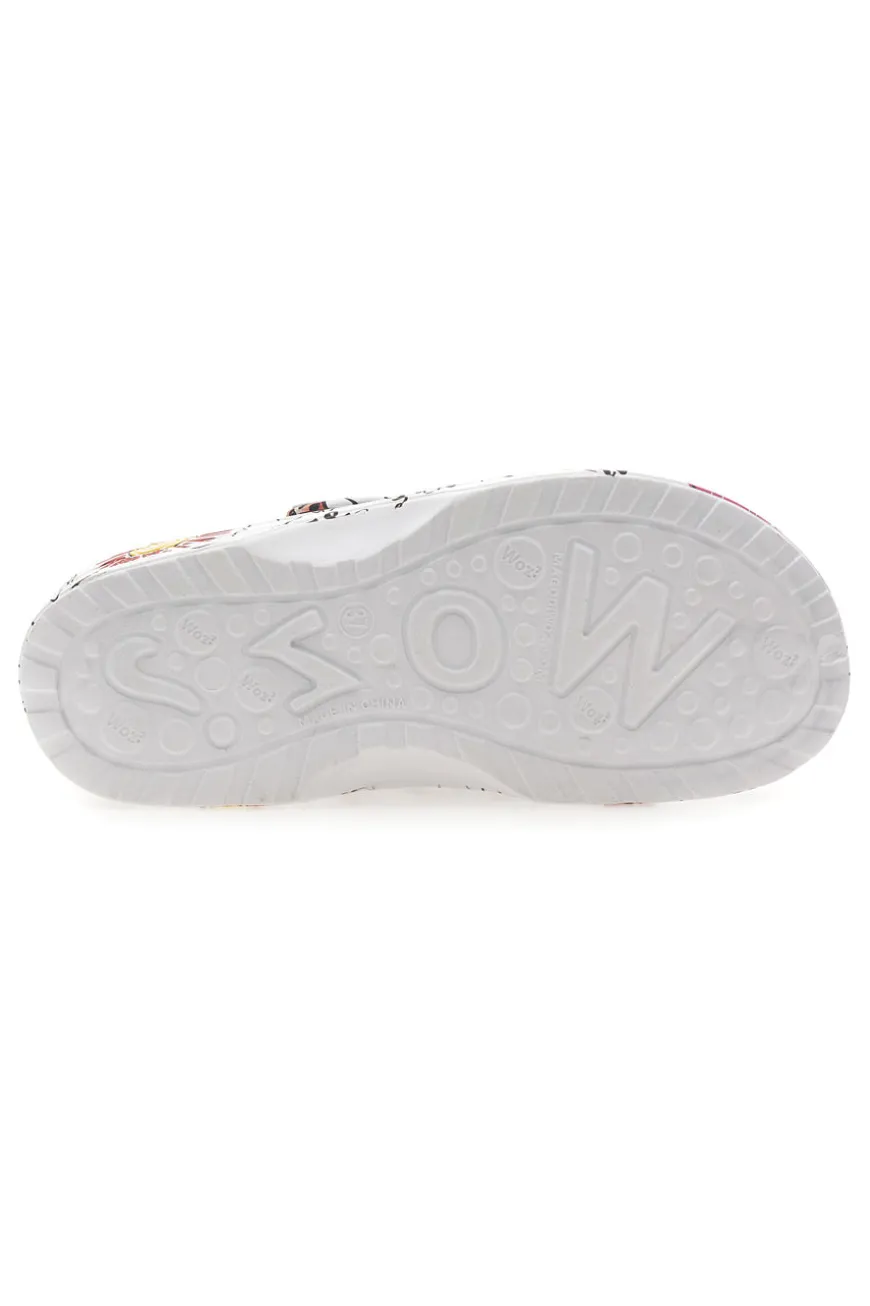 Ciabatte clog da donna multicolor con stampa floreale Woz 6