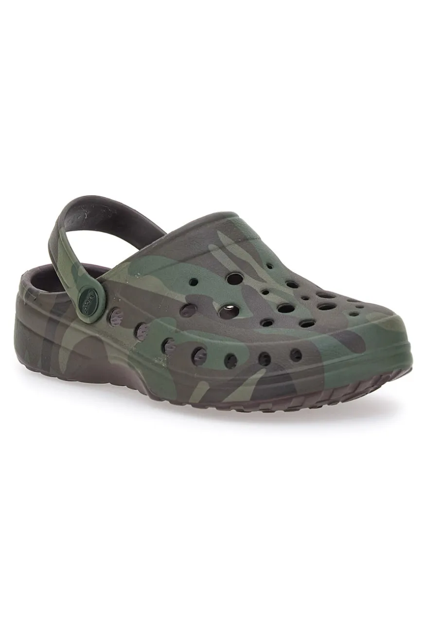 Ciabatte Clogs in Gomma Camouflage Woz 9