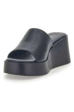 Ciabatte con Flatform Nere Rock'n Doll 390274