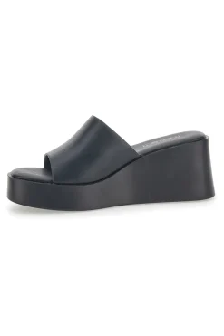 Ciabatte con Flatform Nere Rock'n Doll 390274