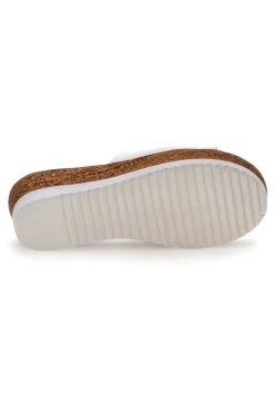 Ciabatte con Platform Bianche Pittarello Love 2331