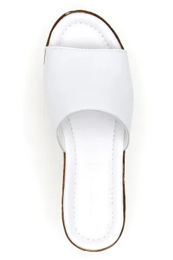 Ciabatte con Platform Bianche Pittarello Love 2331
