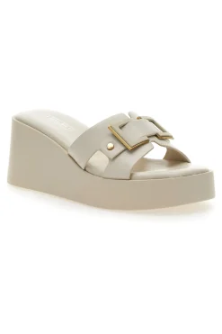 Ciabatte con Zeppa Beige Rock'n Doll 390275