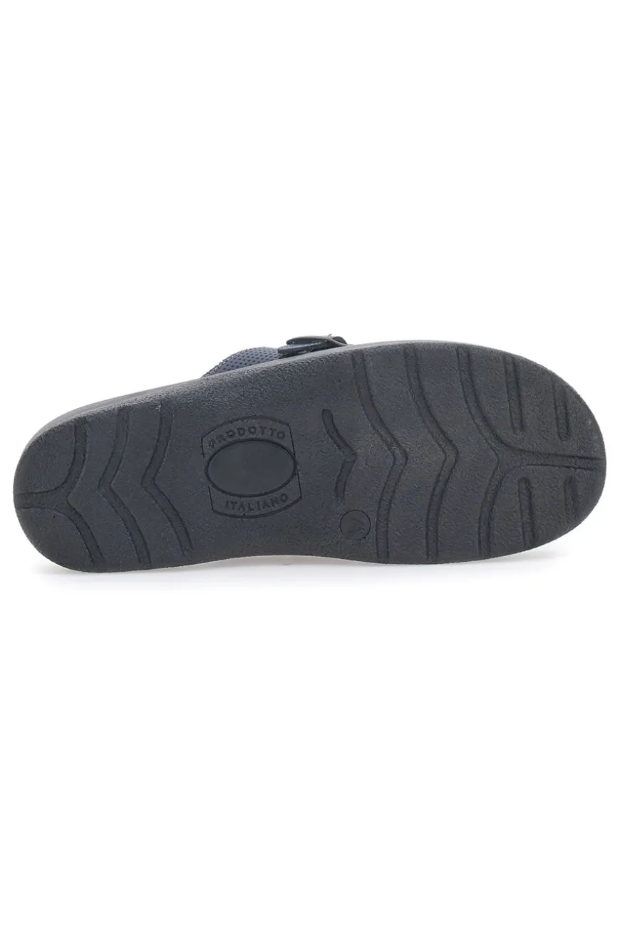 Ciabatte da Lavoro MR Chef 8015 Blu Vera Pelle