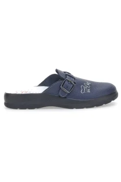 Ciabatte da Lavoro MR Chef 8015 Blu Vera Pelle