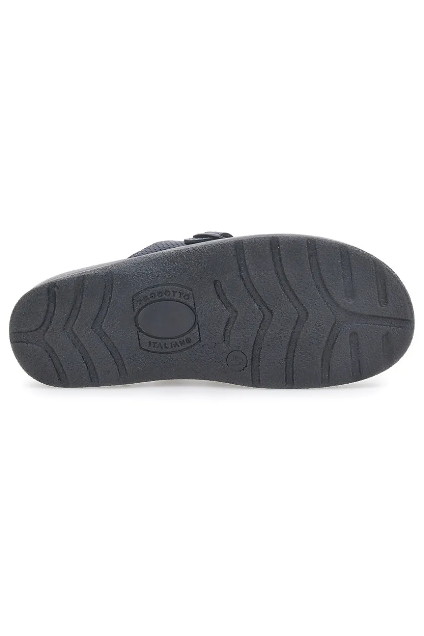 Ciabatte da Lavoro MR Chef 8015 Blu Vera Pelle
