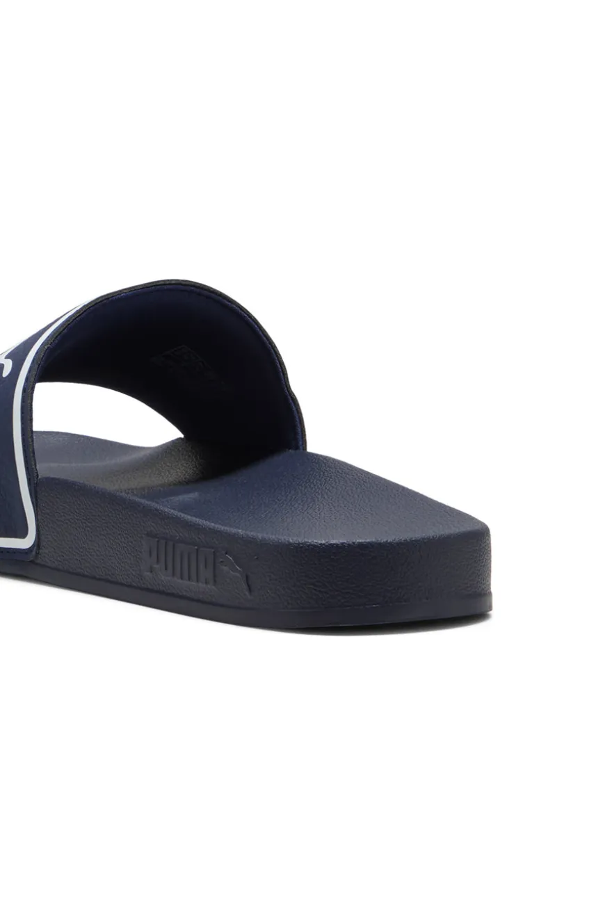 Ciabatte da Piscina blu scuro con logo a contrasto Puma Leadcat 2.0