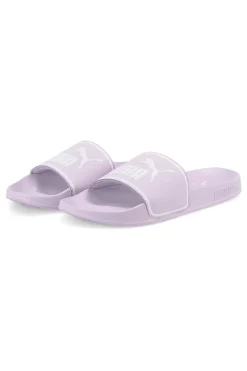 Ciabatte da piscina lilla con fascia imbottita e plantare sagomato Puma Leadcat 2.0