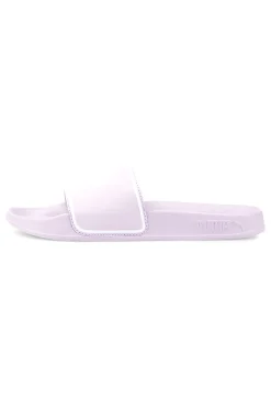 Ciabatte da piscina lilla con fascia imbottita e plantare sagomato Puma Leadcat 2.0