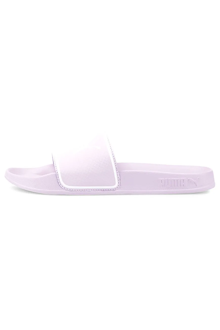 Ciabatte da piscina lilla con fascia imbottita e plantare sagomato Puma Leadcat 2.0