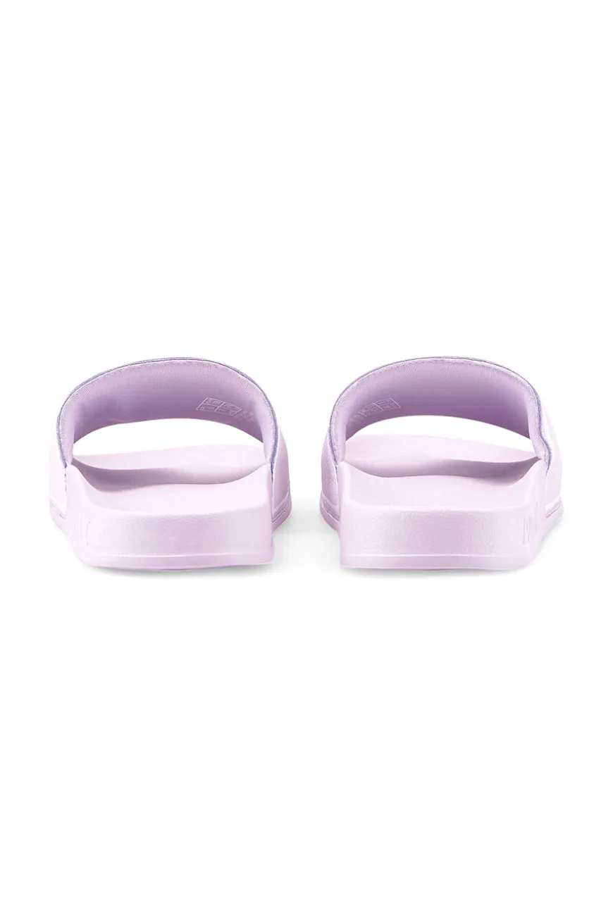 Ciabatte da piscina lilla con fascia imbottita e plantare sagomato Puma Leadcat 2.0