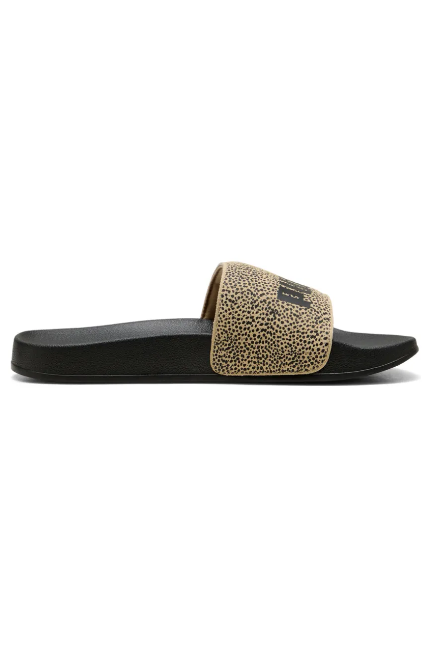 Ciabatte da Piscina nere con fascia animalier Puma Leadcat 2.0 Topcat
