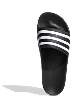 Ciabatte da Piscina nere con strisce Adidas Adilette Aqua